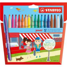 STABILO Feutre dessin Power pointe moyenne x18 x18