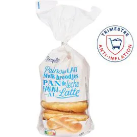 CARREFOUR SIMPL Pains au lait 10x35g