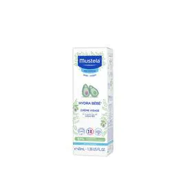 MUSTELA Hydra Bébé Crème visage à l'avocat bio 40ml