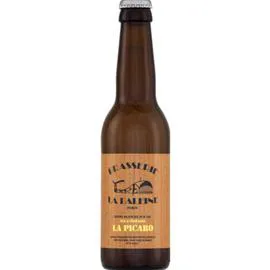 BRASSERIE LA BALEINE Bière blanche sur lie aux 4 céréales La Picaro 5% vol. 330ml