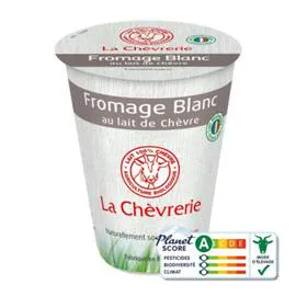 LA CHEVRERIE Fromage Blanc Au Lait De Chèvre Bio 400g