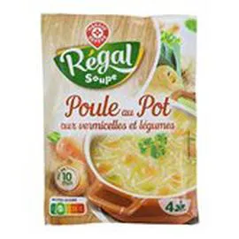 MARQUE REPÈRE, RÉGAL SOUPE Soupe Poule au pot Déshydratée 72g