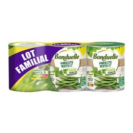 BONDUELLE Haricots verts extra fins 3x440g