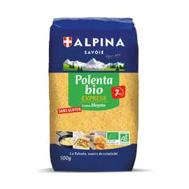 ALPINA SAVOIE Polenta bio grains moyens s/gluten 500g