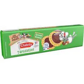 CHABRIOR Tartelettes chocolat noisette 150g