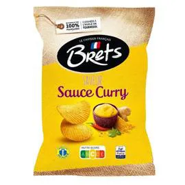 BRETS Chips sauce curry 125g