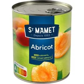 ST MAMET Abricots pelés Boîte 4/4 475g