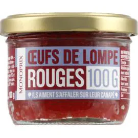 MONOPRIX Oeufs de Lompe Rouges 100g