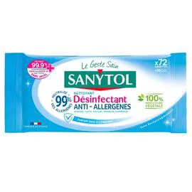 SANYTOL Lingette Anti-Allergènes x72 