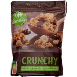 CARREFOUR SENSATION Céréales chocolat noir noisette 500g