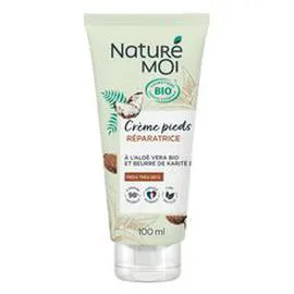 NATURÉ MOI Crème pieds bio réparatrice aloe vera beurre de karité 100ml