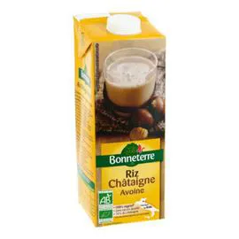 BONNETERRE Boisson Riz Châtaigne Avoine  Bio 1l