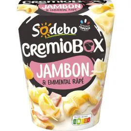 SODEBO Box Pâtes jambon emmental 280g
