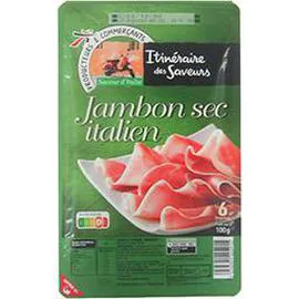 ITINÉRAIRE DES SAVEURS Saveur d'Italie - Jambon sec italien 100g