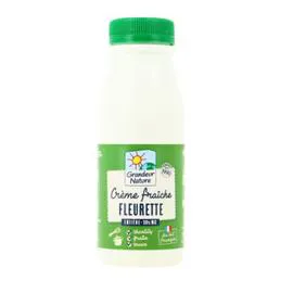 GRANDEUR NATURE Crème Fraîche Fleurette Bio 250g