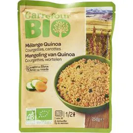 CARREFOUR BIO Mélange bio quinoa courgettes carottes 250g
