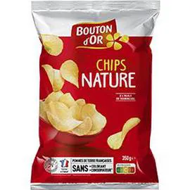 BOUTON D'OR Chips nature 350g
