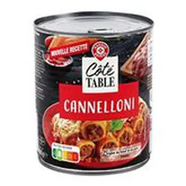 MARQUE REPÈRE, CÔTÉ TABLE Cannelloni 800g