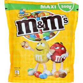 MARS, M&M'S Dragées chocolatées Cacahuètes 500g