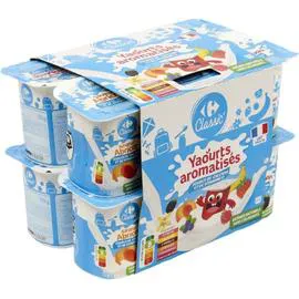 CARREFOUR CLASSIC' Yaourts aromatisés 12x125g