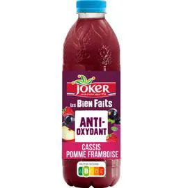 JOKER Jus de fruits pomme framboise cassis antioxydant 900ml