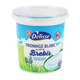MARQUE REPÈRE, DÉLISSE Fromage blanc Lait brebis 400g