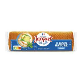 JACQUET Toasts ronds nature 250g