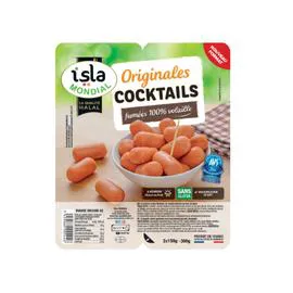 ISLA MONDIAL Saucisses halal 100% poulet 400g