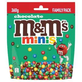 MARS, M&M'S Bonbons chocolatés minis 380g