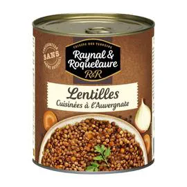 RAYNAL ET ROQUELAURE Lentilles cuisinées à l'auvergnate 820g