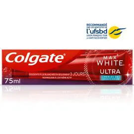 COLGATE Dentifrice Max White Ultra Perles de fraîcheur 75ml