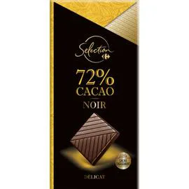 CARREFOUR SELECTION Chocolat noir 80g