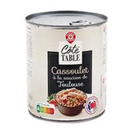 MARQUE REPÈRE, CÔTÉ TABLE Cassoulet Toulousain 840g