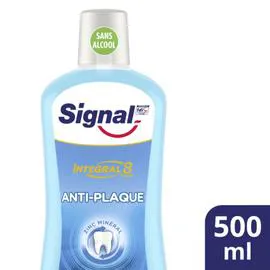 SIGNAL Bain de Bouche Anti-Plaque Anti-Bactérien Integral 8 500ml