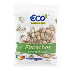 ECO+ Pistaches grillées à sec 200g