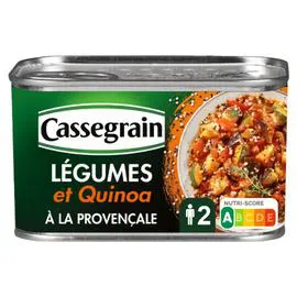 CASSEGRAIN Légumes et quinoa cuisinés à la provençale 375g