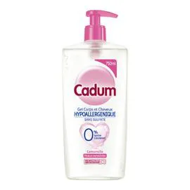 CADUM Gel Douche Corps et Cheveux Hypoallergénique Sans Sulfate Camomille 750ml