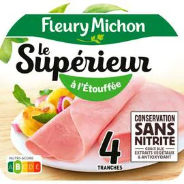FLEURY MICHON Jambon Le Supérieur conservation sans nitrite 140g
