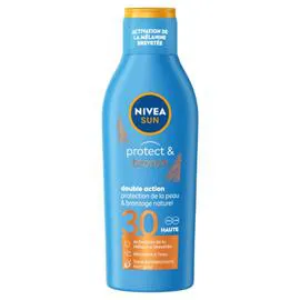 NIVEA Protect & Bronze - Lait protection solaire activateur de bronzage SPF 30 200ml