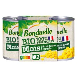 BONDUELLE Mais Bio 2x140g