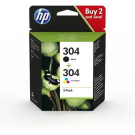 HP Pack cartouche d encre 304 noir + couleur 1kg