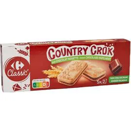 CARREFOUR CLASSIC' Biscuits goût chocolat noisette 125g