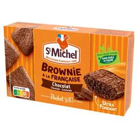 ST MICHEL Gâteaux brownie au chocolat 240g