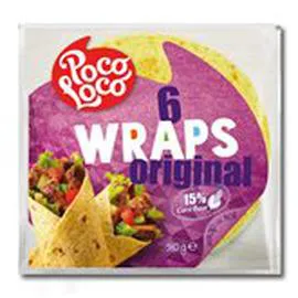 POCO LOCO Wraps Blé maïs 380g