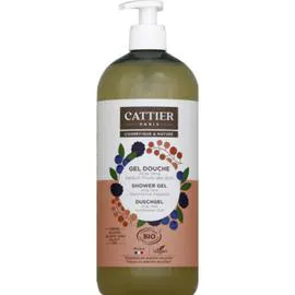 CATTIER Cattier Gel Douche Sans Sulfate Aloe Vera Fruits des Bois Bio 1l