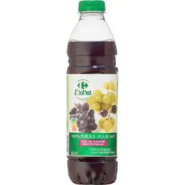 CARREFOUR EXTRA Jus de raisin 100% pur jus 1l