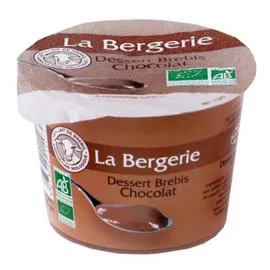 LA BERGERIE Dessert Chocolat Au Lait De Brebis Bio 125g