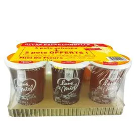LUNE DE MIEL Miel de fleurs 6x1kg