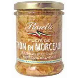 FLORELLI Thon en morceaux à l'huile d'olive 200g
