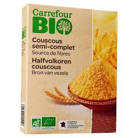 CARREFOUR BIO Couscous bio semi-complet 500g